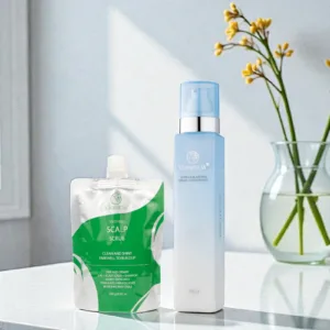 Морський дует для балансу (скраб шампунь + незмивний спрей)